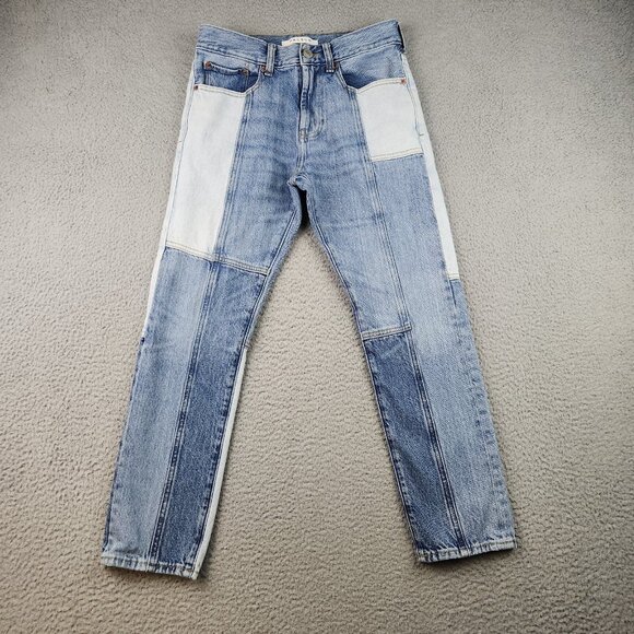 PacSun Other - Pacsun Jeans Mens 28x25 Slim Fit Tapered Leg Mid Rise Skinny Patchwork Denim